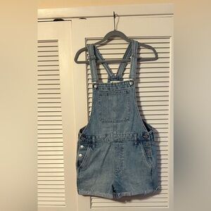 Madewell Light Blue Denim Overalls